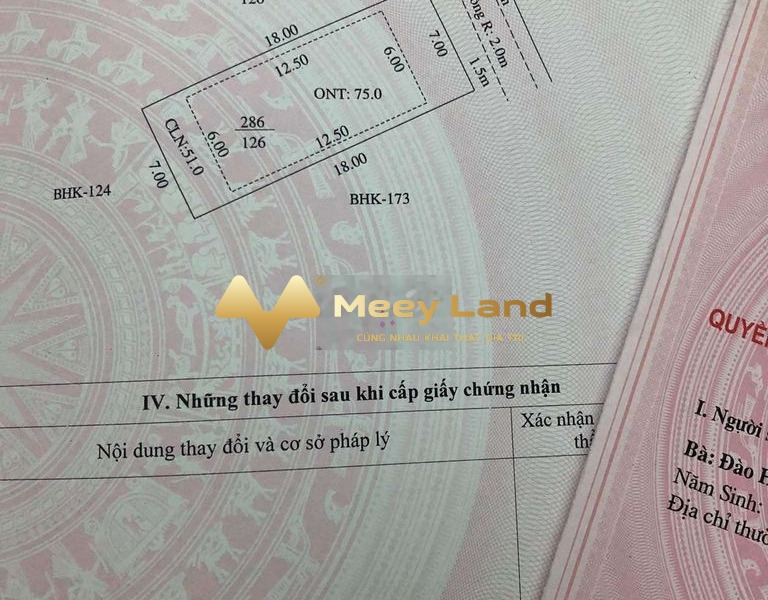 Tọa lạc ngay tại Huyện Duy Xuyên, Tỉnh Quảng Nam bán đất, giá thương mại từ 290 triệu diện tích chuẩn là 110 m2-01