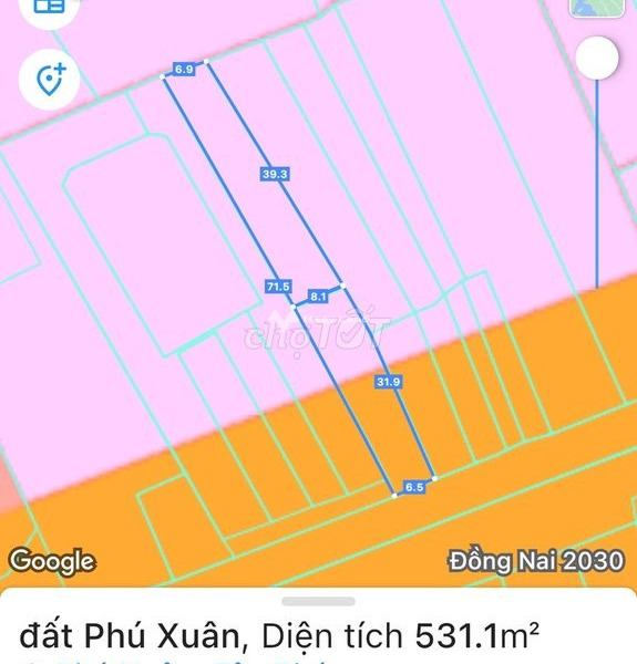 Bán đất 5.2 tỷ Tân Phú, Đồng Nai diện tích chung 514m2-01