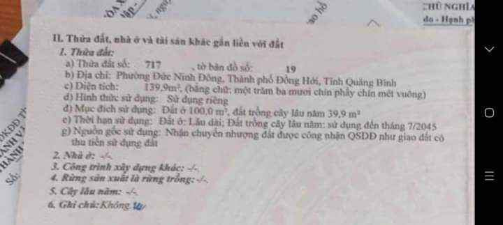 Bán đất thành phố Đồng Hới tỉnh Quảng Bình giá 1.39 triệu-4