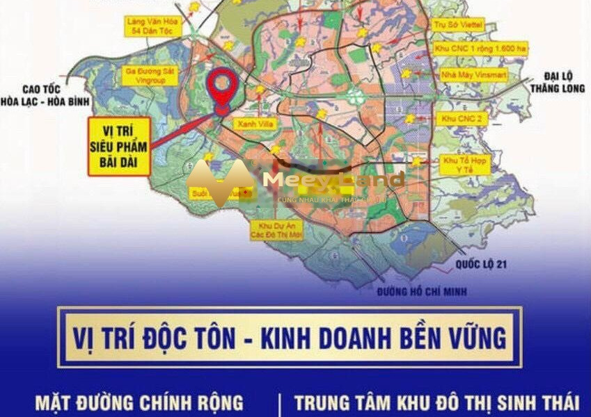 Từ 1.28 tỷ bán đất dt dài 80 m2 vị trí ngay tại Đường Đại Lộ Thăng Long, Huyện Thạch Thất-01