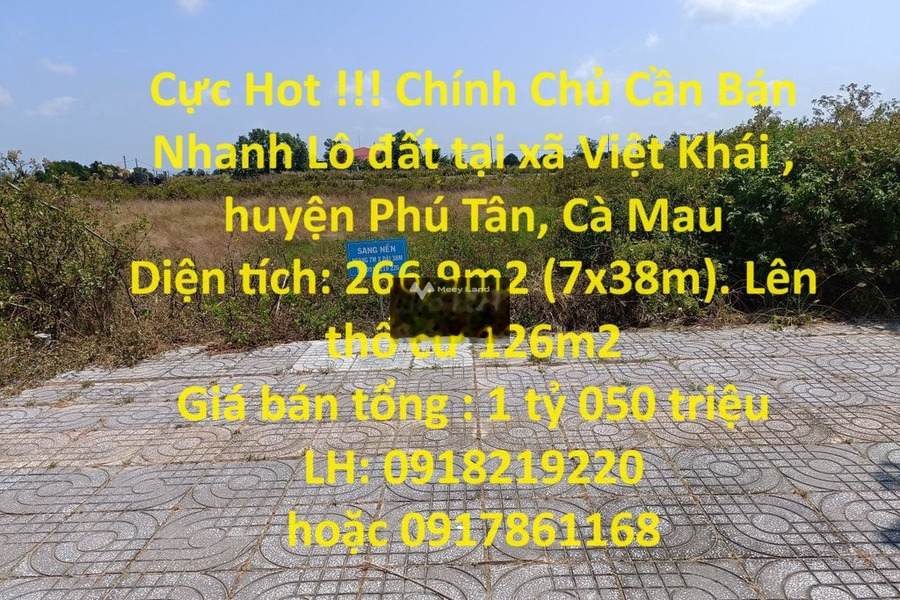 Mặt tiền tọa lạc gần Nguyễn Việt Khái, Phú Tân bán đất giá đặc biệt 1.05 tỷ có một diện tích sàn 8999m2-01