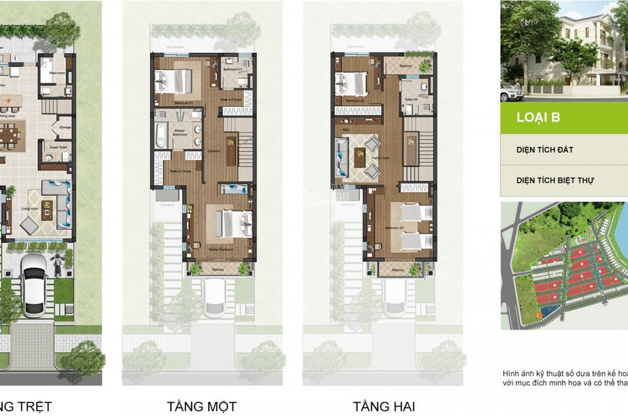 Tại dự án Nine South Estates, cho thuê nhà vị trí đặt tọa lạc ngay Phước Kiển, Hồ Chí Minh, giá thuê êm 25 triệu/tháng diện tích chuẩn 140m2-01