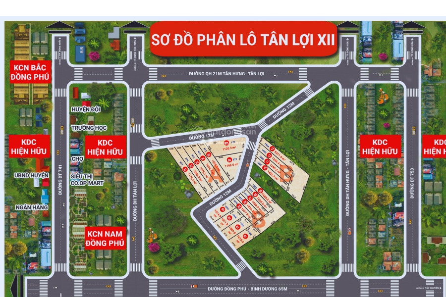 790 triệu bán đất có diện tích tiêu chuẩn 1000m2 vị trí thuận lợi ở Đường 322, Tân Phước-01