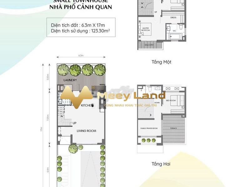 Bán nhà phố Swan Park Nhơn Trạch, Đồng Nai, bán ngay với giá tốt 3,2 tỷ, diện tích 107m2-01