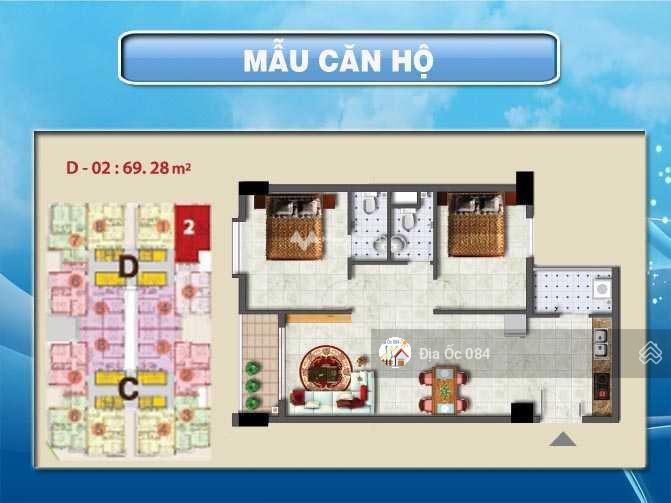 Căn hộ 2 phòng ngủ, bán căn hộ vị trí đặt ngay Tân Phú, Hồ Chí Minh, ngôi căn hộ có tổng cộng 2 PN, 2 WC hỗ trợ mọi thủ tục miễn phí-01