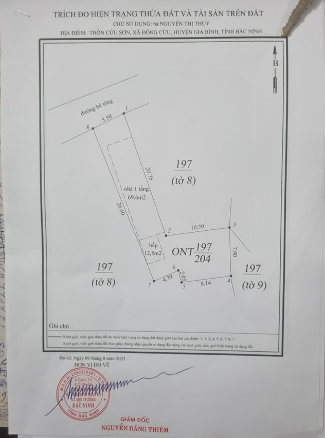 Bán nhà riêng huyện Gia Bình tỉnh Bắc Ninh giá 1.36 tỷ-1