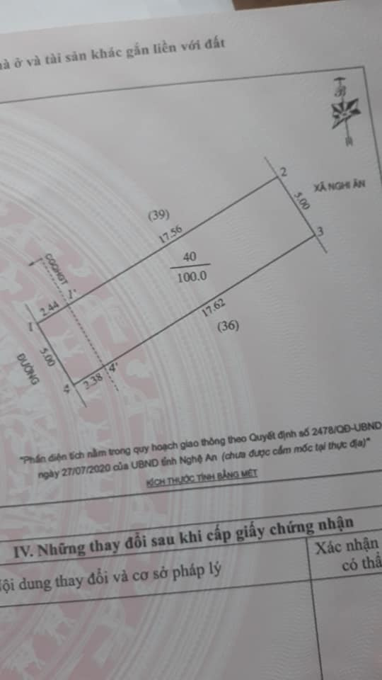 Bán đất thành phố Vinh tỉnh Nghệ An giá 1.3 tỷ-2