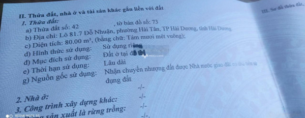 Diện tích rộng lớn 80m2 bán đất giá công khai 3.68 tỷ, hướng Đông - Nam-02