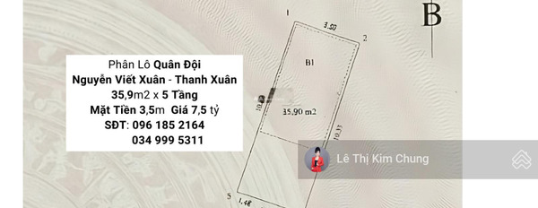 Diện tích chuẩn 36m2 bán nhà vị trí ở Nguyễn Viết Xuân, Khương Mai hướng Đông - Bắc tổng quan nhà có tổng cộng 4 PN 4 WC cảm ơn bạn đã đọc tin.-03