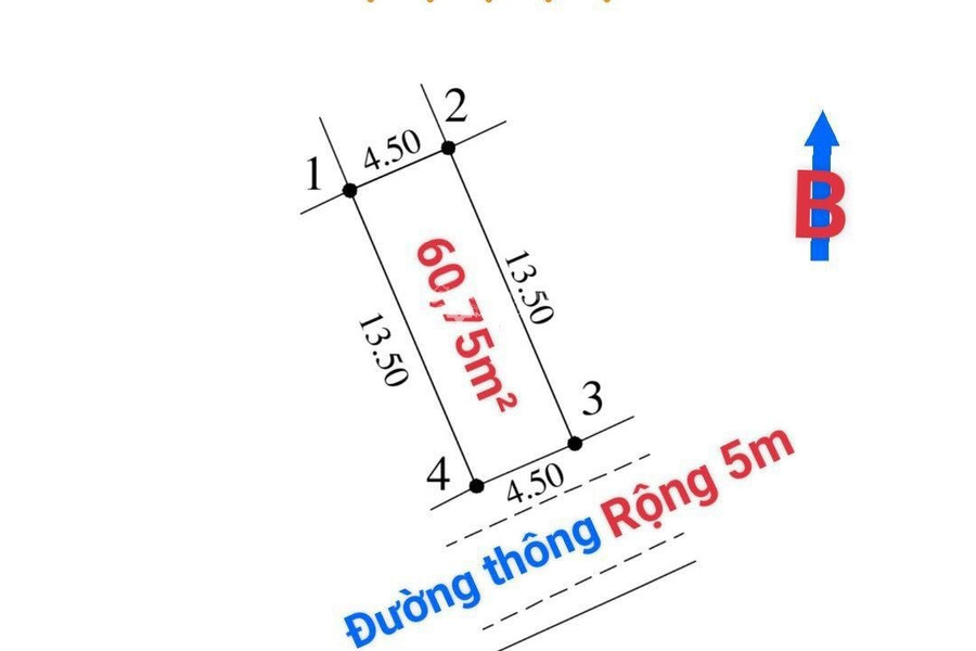 Bán mảnh đất, giá siêu mềm 1.55 tỷ diện tích thực là 61m2-01