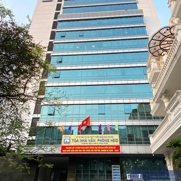 Cho thuê văn phòng tòa nhà Hied ngõ 12 Láng Hạ, Ba đình - diện tích: 80m2, 120m2, 200m2, 300m2, 500m2, 180k/m2/tháng-01