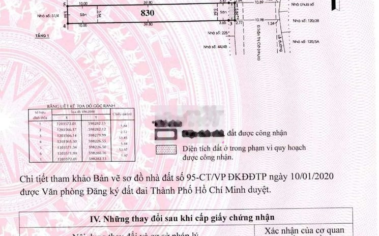 Bán Tòa nhà CHDV 128 phòng MT Trần Thị Cờ Giá 52 tỷ 