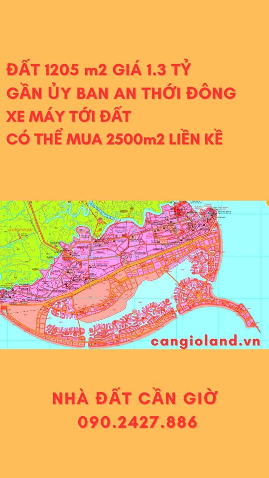 Bán đất huyện Cần Giờ thành phố Hồ Chí Minh giá 1.3 tỷ-1