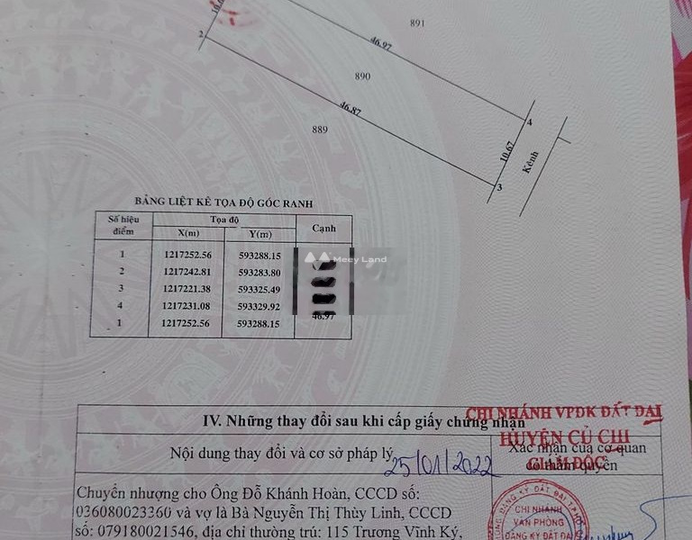 Giá bán đặc biệt từ 1.2 tỷ bán đất diện tích tổng là 500m2 vị trí mặt tiền nằm ở Trung An, Củ Chi-01