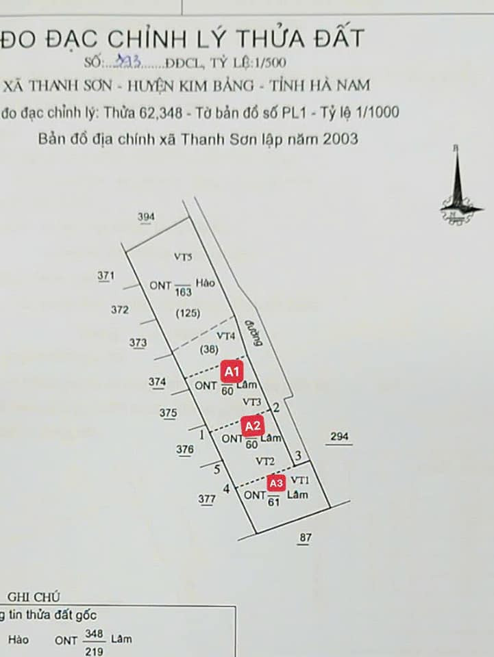 Bán đất huyện Kim Bảng tỉnh Hà Nam giá 460.0 triệu-0