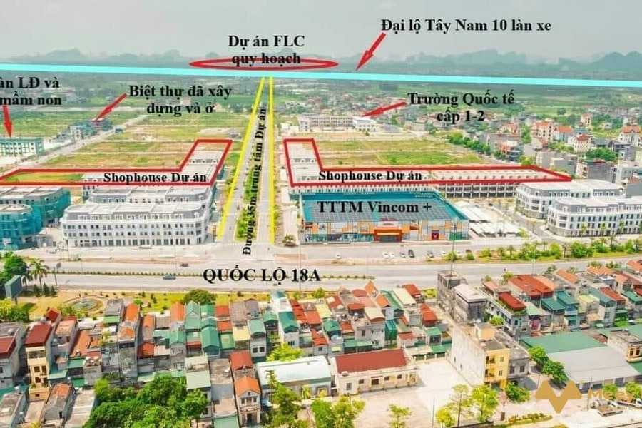 Mua 1 lời 4 giá chỉ có 2x triệu/m2 đất shophouse ngay cạnh Vincom Uông Bí-01