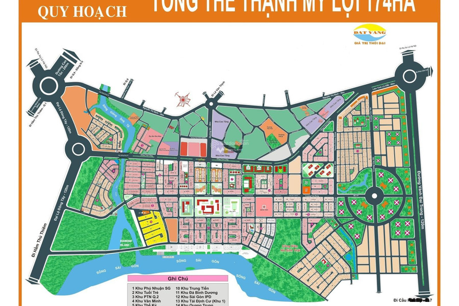 Tại Quận 2, Hồ Chí Minh bán đất 25.85 tỷ, hướng Đông - Bắc với diện tích là 110m2-01