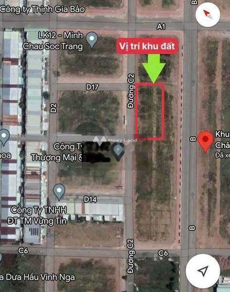 Giá bán vô cùng rẻ chỉ 1.1 tỷ bán đất có diện tích quy ước 108m2 vị trí đặt ở trung tâm Phường 5, Sóc Trăng, hướng Tây Bắc-01