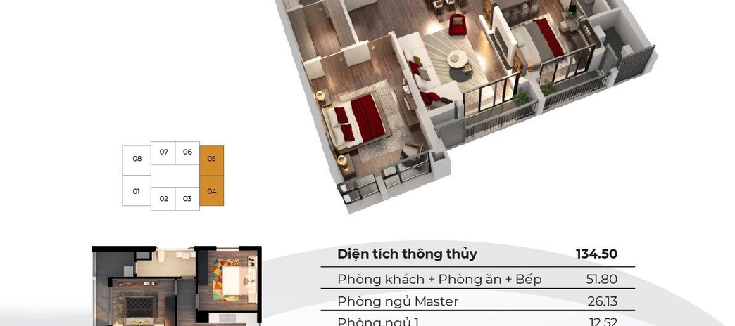 Bán căn hộ chung cư tại Goldmark City, Hà Nội. Diện tích 134m2, giá 3,75 tỷ
