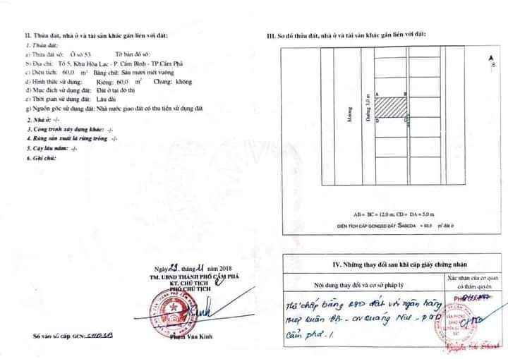 Bán đất thành phố Cẩm Phả tỉnh Quảng Ninh giá 1.2 tỷ-5