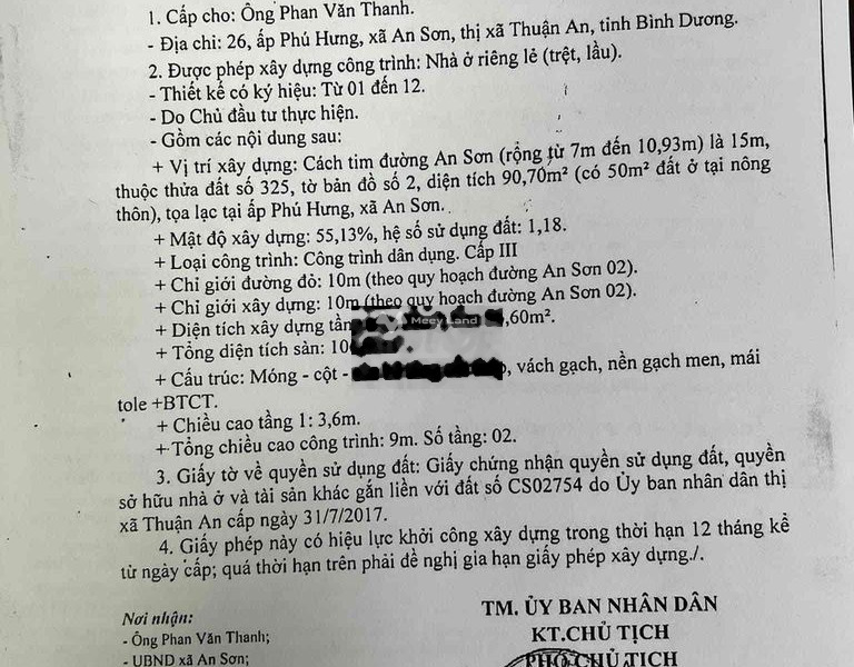 Vị trí ngay ở An Sơn, Thuận An bán nhà bán ngay với giá bàn giao 3 tỷ có diện tích 90m2 tổng quan trong nhà 4 phòng ngủ tin chính chủ-01