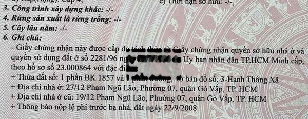 bán lô đất rẻ 62m2 đc 248/12 phạm ngũ lão p7 gò vấp tphcm -02