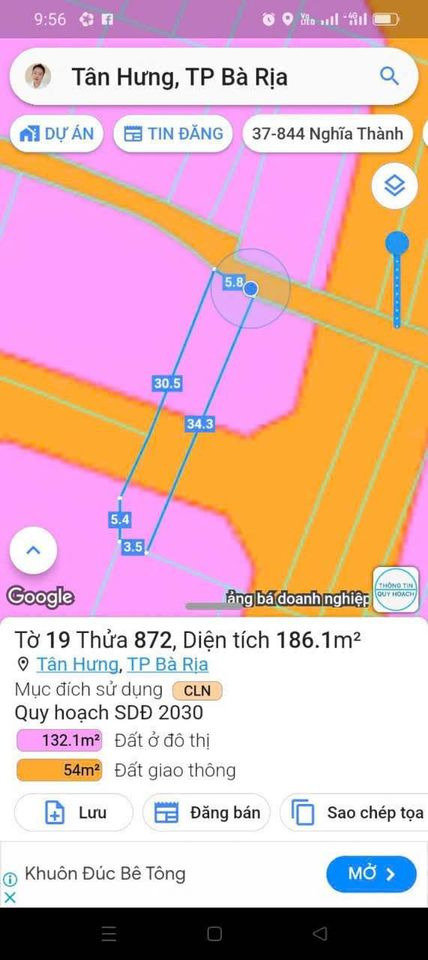 Bán đất thành phố Bà Rịa tỉnh Bà Rịa - Vũng Tàu giá 1290.0 triệu-4