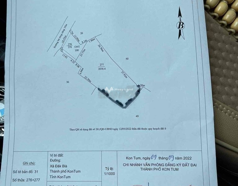 Bán đất 1.55 tỷ Đắk Blà, Kon Tum diện tích như sau 2414m2-01