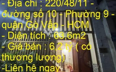 Bán nhà vị trí đặt tọa lạc ngay tại Đường Số 10, Hồ Chí Minh giá bán cực sốc 6.2 tỷ diện tích 63m2-02