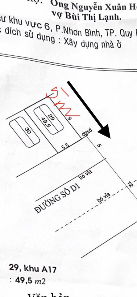 Bán đất thành phố Quy Nhơn tỉnh Bình Định giá 1.32 tỷ-1