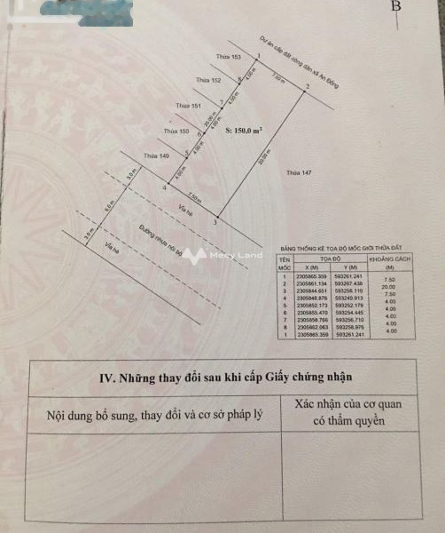 Bán mảnh đất, giá sang tên 4.5 tỷ, hướng Tây Nam có một diện tích 150m2-01