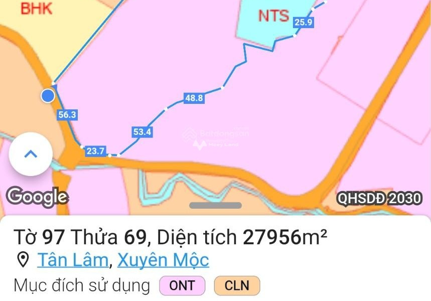 Tân Lâm, Bà Rịa-Vũng Tàu 68 tỷ bán đất với diện tích chuẩn 28000m2-01