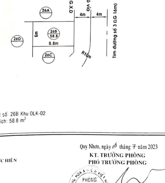 Cần bán đất thành phố Quy Nhơn tỉnh Bình Định, giá 2,7 tỷ-01