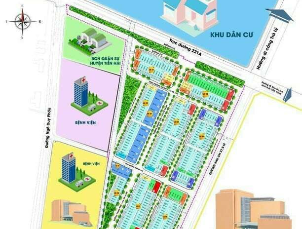 Bán đất tại Tiền Hải Center City, Thái Bình. Diện tích 100m2, giá 2,3 tỷ