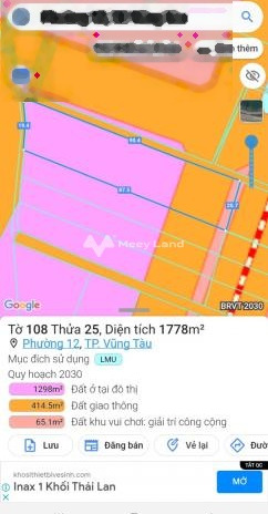 Nằm tại Phường 12, Vũng Tàu bán đất 36 tỷ với diện tích thực 3000m2