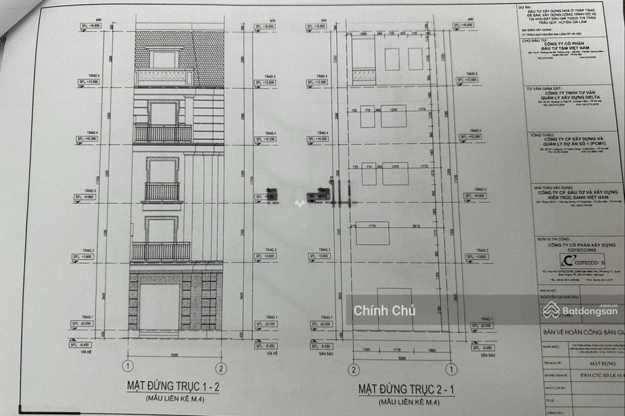 13.1 tỷ, bán liền kề có diện tích thực là 84.5m2 mặt tiền tọa lạc ở Trâu Quỳ, Gia Lâm hỗ trợ mọi thủ tục miễn phí-01