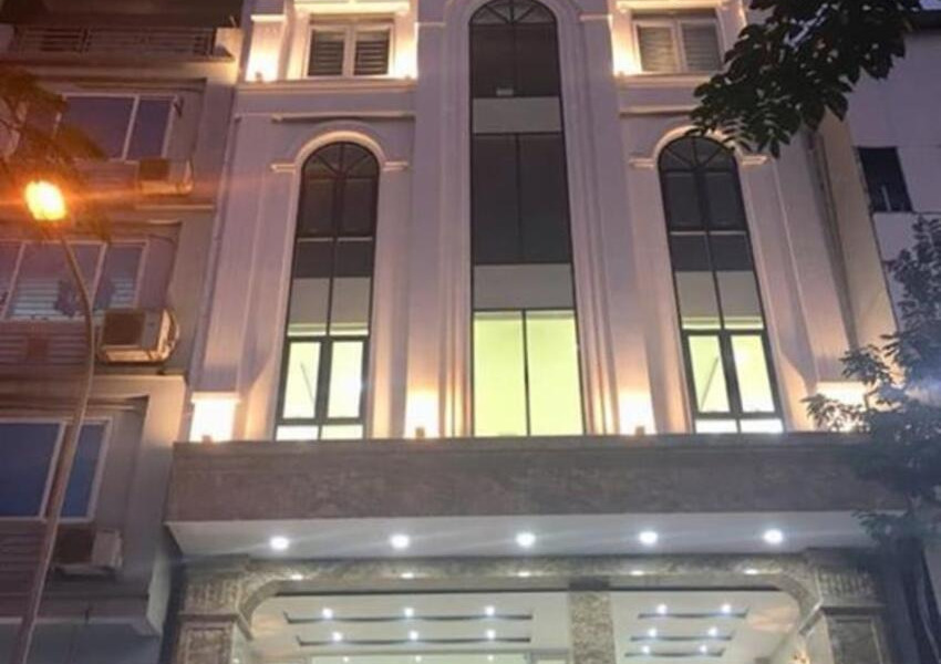 Bán tòa Apartment mặt phố Giải Phóng, xây 2021, 8 tầng, 14 phòng cho thuê, 1 hầm, mặt tiền 6,5m, 62 tỷ-01