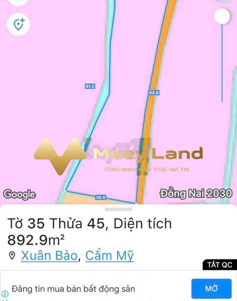 Bán đất tại Xuân Định, Cẩm Mỹ, diện tích 900m2-01