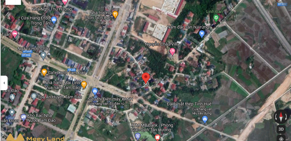 Bán đất gần ngã 4 thị trấn Hợp Châu, Tam Đảo, Vĩnh Phúc, 100m2, giá 1,05 tỷ