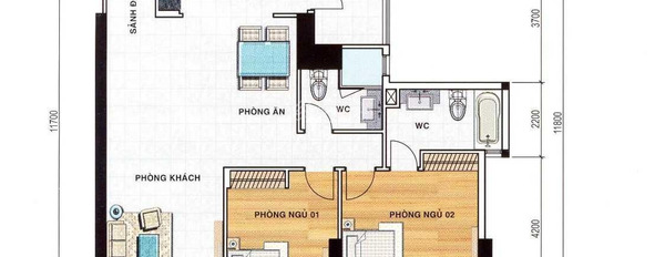 Căn hộ 2 phòng ngủ, bán căn hộ hướng Tây - Bắc vị trí đẹp tọa lạc ở Tạ Quang Bửu, Quận 8, ngôi căn hộ có tổng cộng 2 PN, 2 WC bãi đậu xe rộng-03
