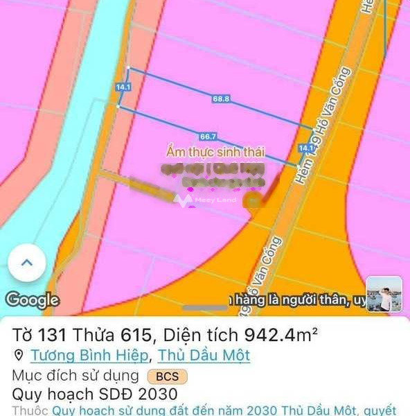 Bán đất diện tích vừa phải 952m2 vị trí đặt nằm tại Hồ Văn Cống, Bình Dương-01