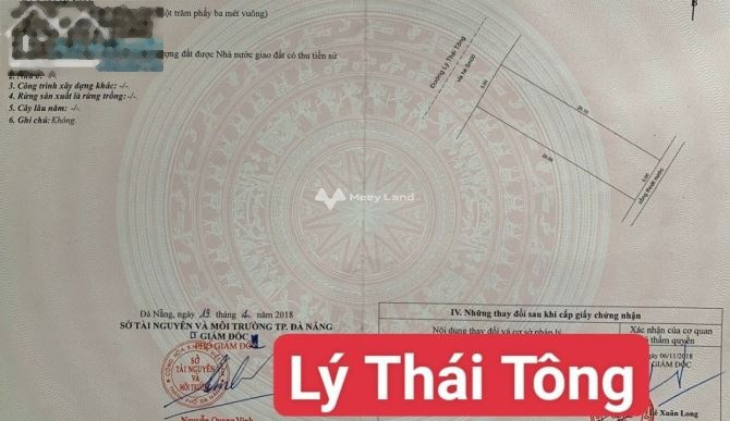 Mặt tiền nằm tại Lý Thái Tông, Hòa Minh bán đất, giá chính chủ 15.2 tỷ, hướng Tây diện tích 200m2-01