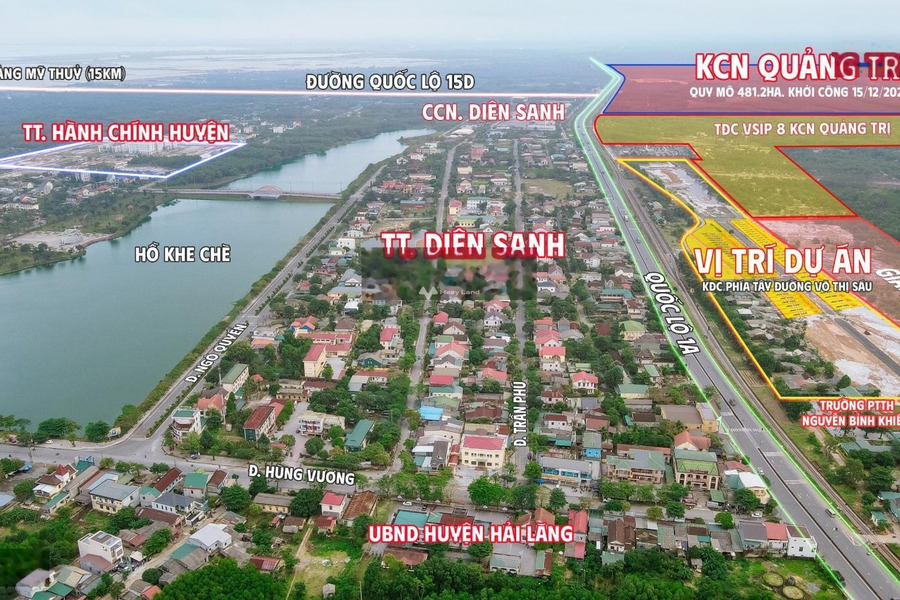 Khoảng từ 1.14 tỷ bán đất diện tích thực như trên hình 300m2 vị trí thuận lợi tọa lạc ngay ở Diên Sanh, Hải Lăng-01