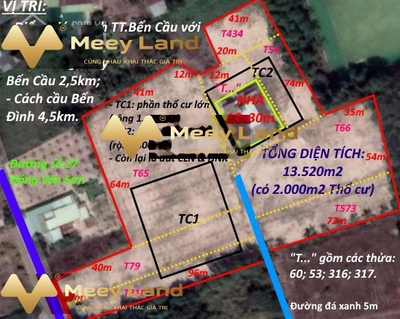Đầu tư bất động sản bán mảnh đất, 17459 m2 giá bán mong muốn 8,8 tỷ vị trí tốt ngay Lợi Thuận, Tây Ninh