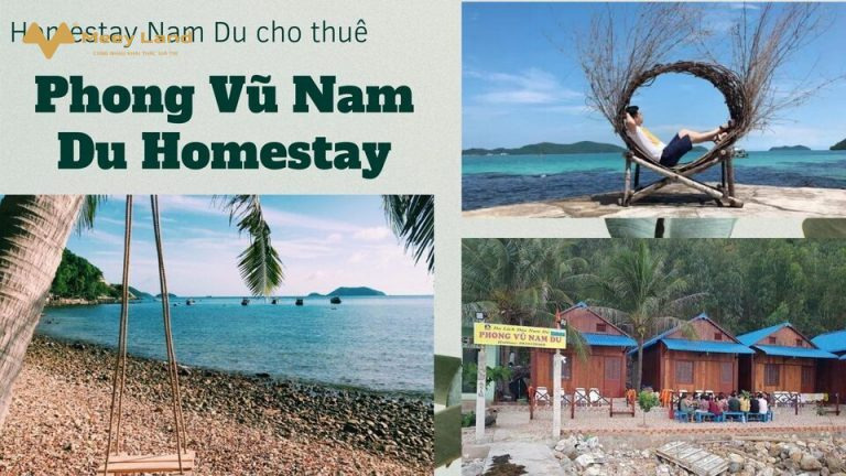 Phong Vũ Nam Du Homestay, homestay có view biển tuyệt đẹp