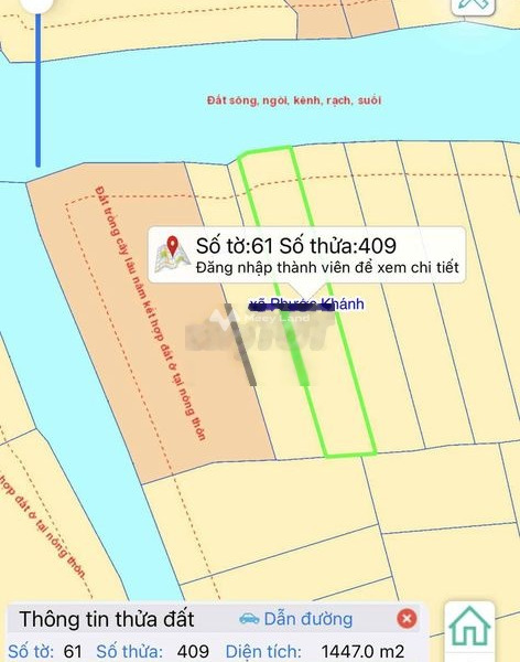 Thống Nhất, Đồng Nai bán đất giá bán công khai chỉ 1.88 tỷ Diện tích nền 1447m2-01