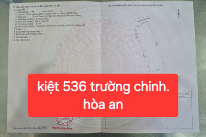 Bán đất quận Cẩm Lệ thành phố Đà Nẵng giá 1.79 tỷ