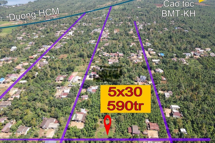 Giá rẻ từ 590 triệu bán đất có diện tích khoảng 150m2 vị trí mặt tiền tọa lạc ở Ea Ktur, Đắk Lắk-01