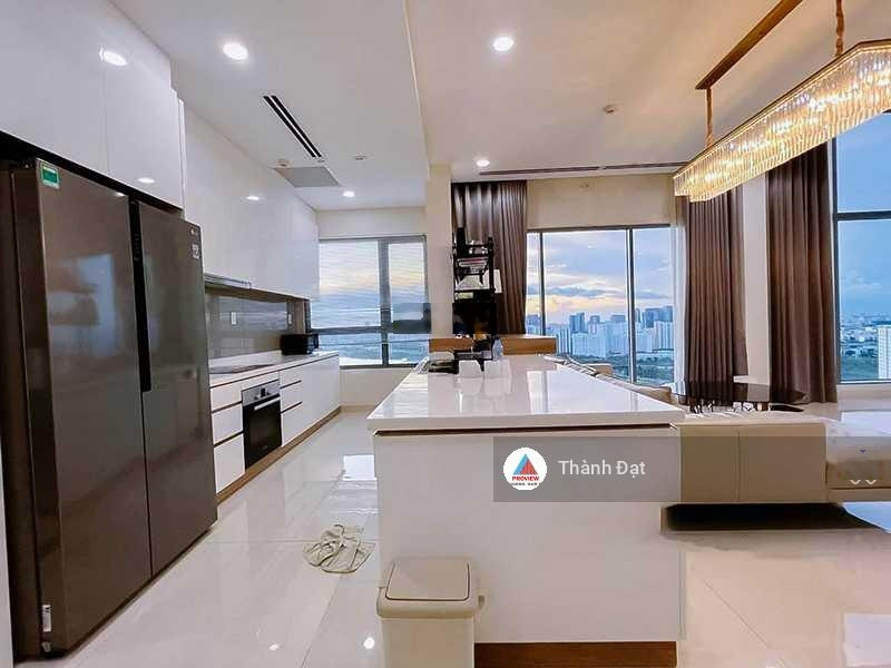 Penthouse - Sky Villa Đảo Kim Cương cho thuê 4PN, 320m2 full nội thất -01