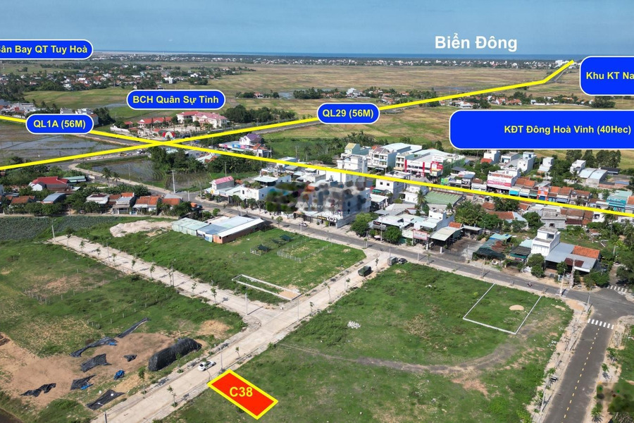 Bán đất diện tích quy ước 142m2 vị trí mặt tiền tọa lạc ngay ở Đông Hòa, Phú Yên-01